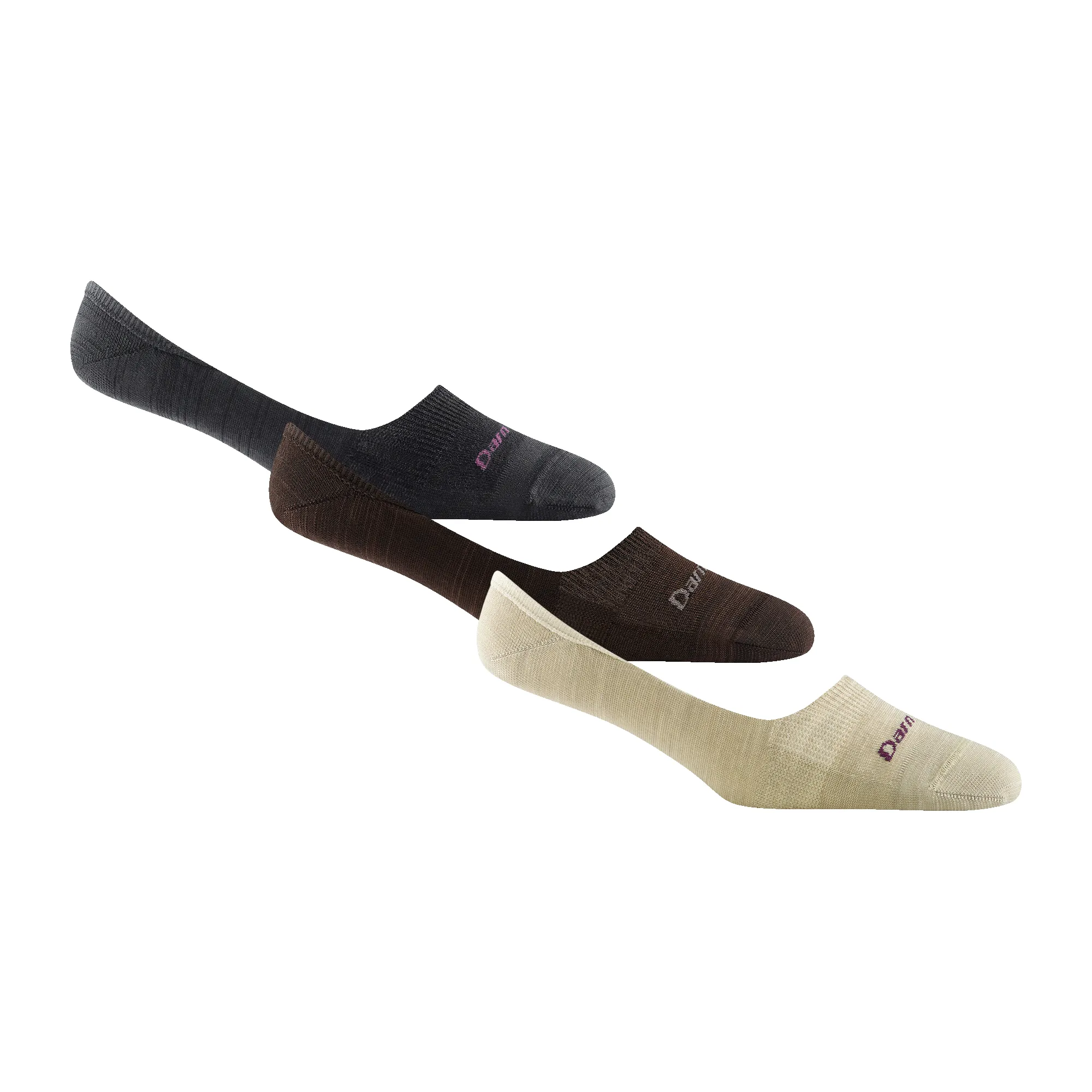 Women's No Show Invisible Lightweight Lifestyle 3-Pack sold by Darn Tough Vermont product image thumbnail 2