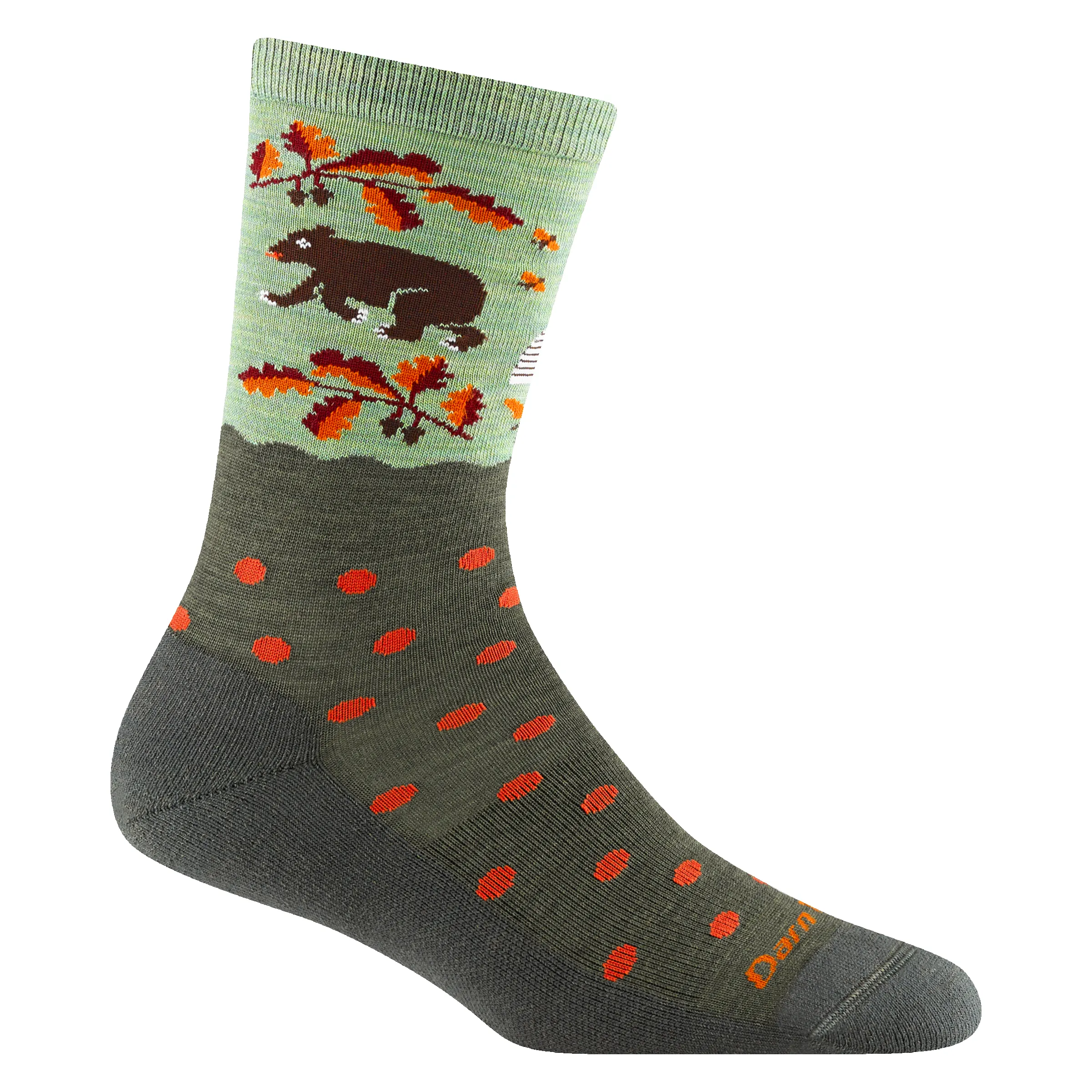 Women's Wild Life Crew Lightweight Lifestyle Socks sold by Darn Tough Vermont product image thumbnail 2