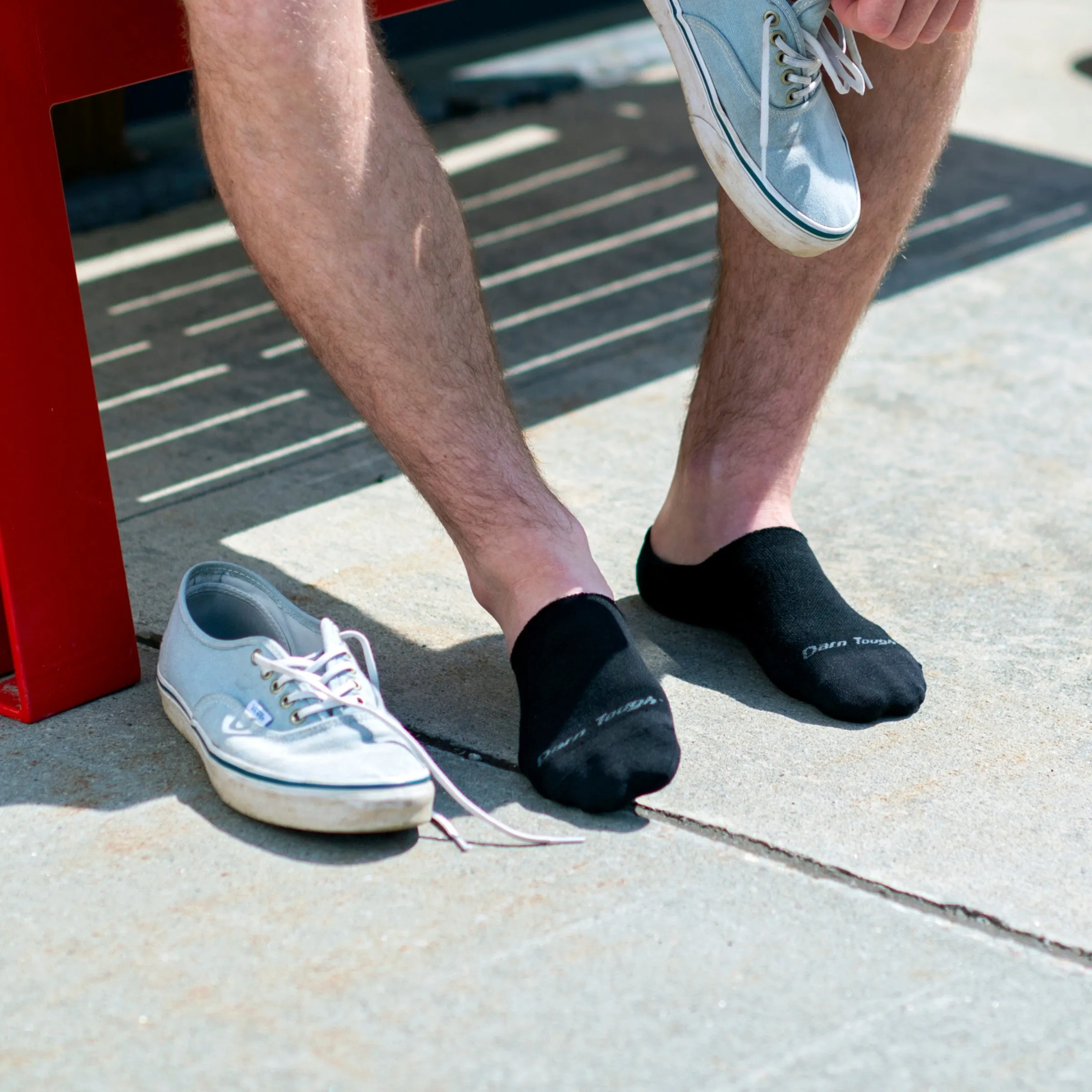 Men's Solid No Show Hidden Lightweight Lifestyle Socks sold by Darn Tough Vermont product image thumbnail 4