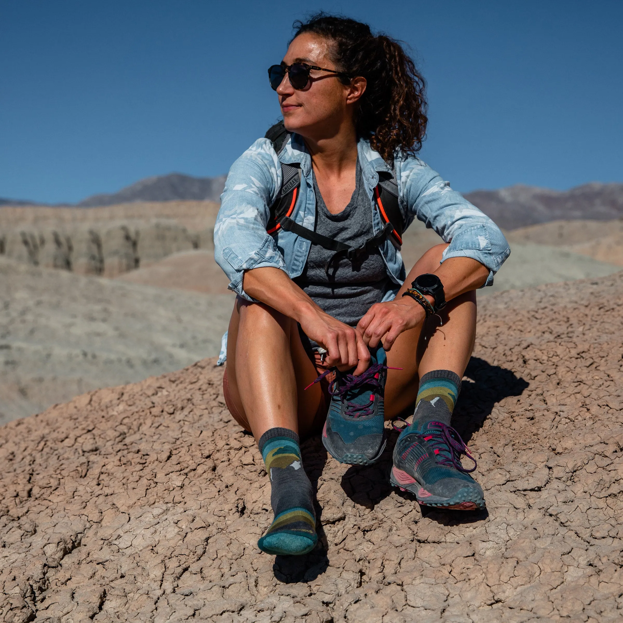 Women's Sunset Ledge Micro Crew Lightweight Hiking Socks sold by Darn Tough Vermont product image thumbnail 3