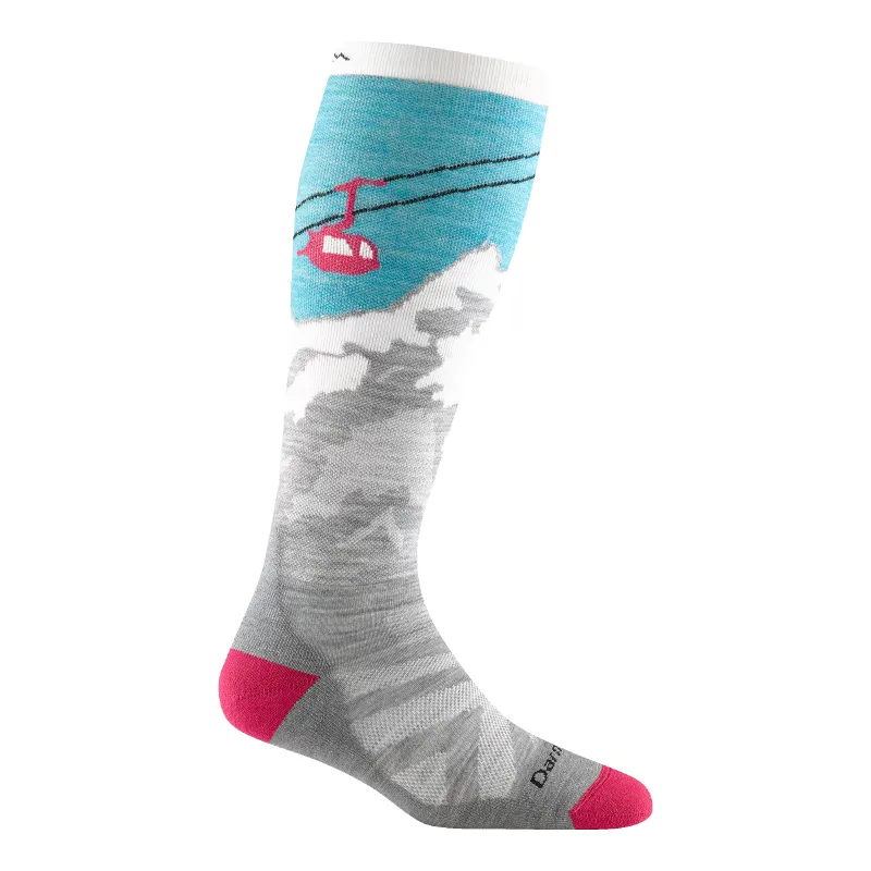 Women's Yeti Over-the-Calf Midweight Ski & Snowboard Socks made by Darn Tough Vermont