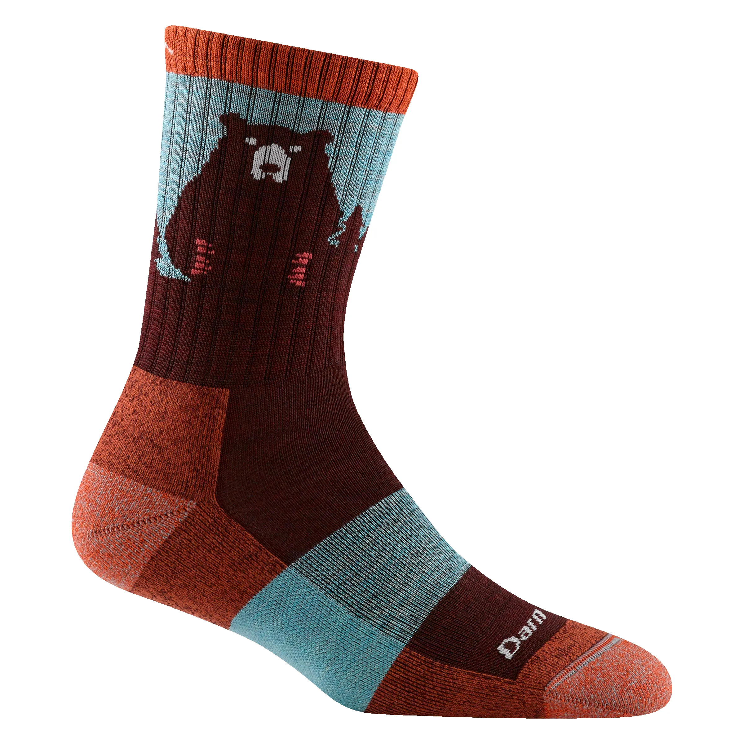 Women's Bear Town Micro Crew Lightweight Hiking Socks sold by Darn Tough Vermont product image thumbnail 5