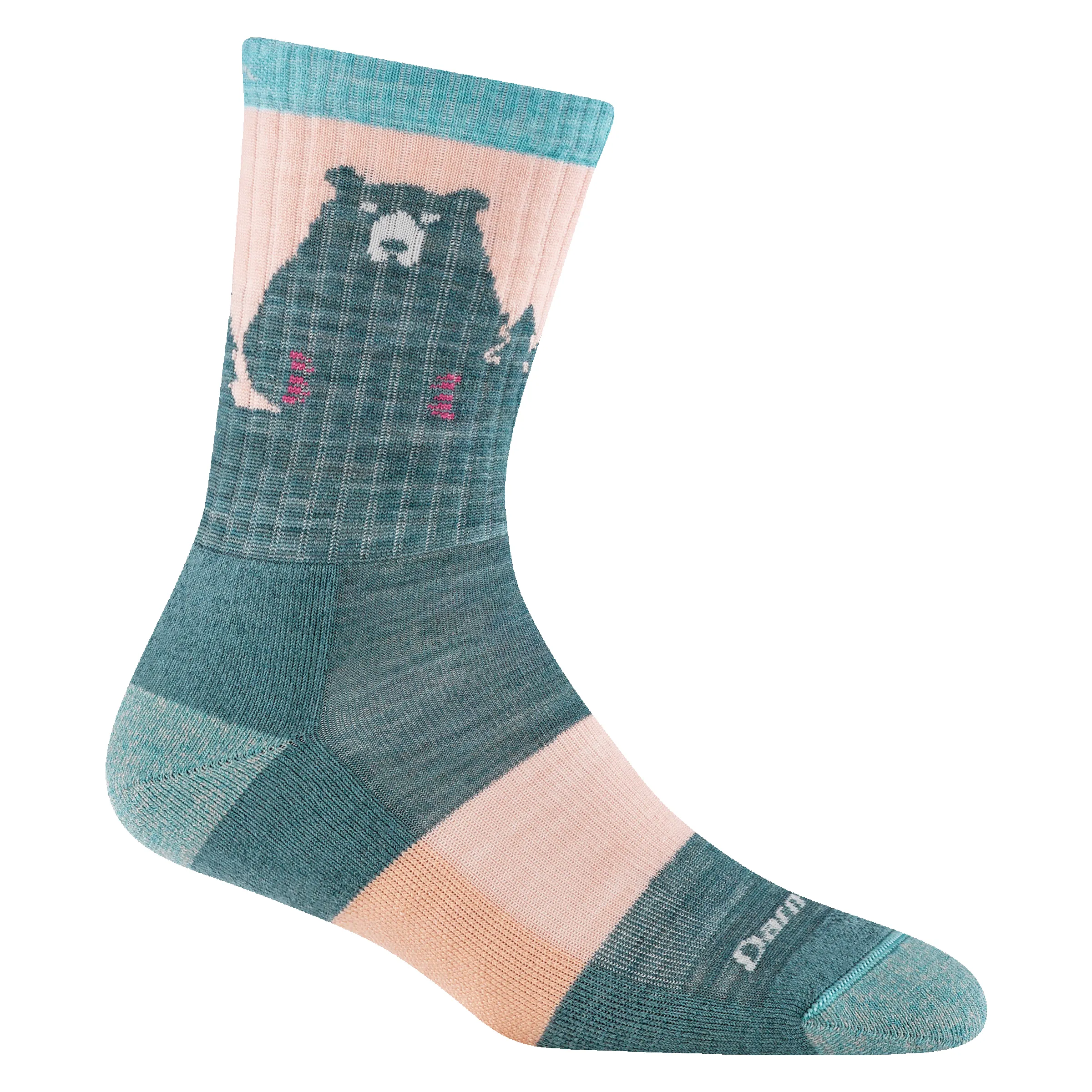 Women's Bear Town Micro Crew Lightweight Hiking Socks sold by Darn Tough Vermont