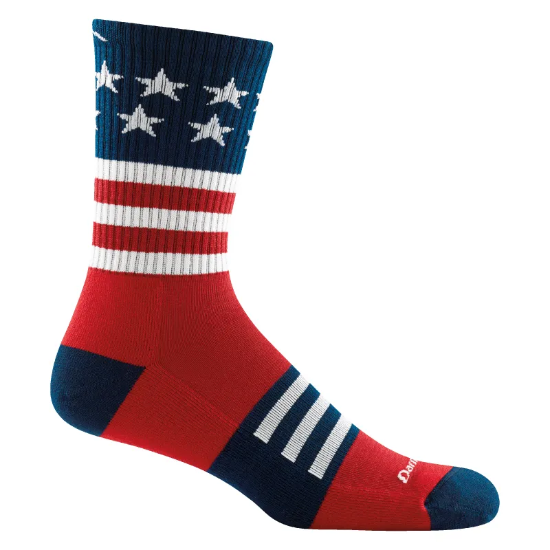 Men's Captain Stripe Micro Crew Lightweight Hiking Socks sold by Darn Tough Vermont