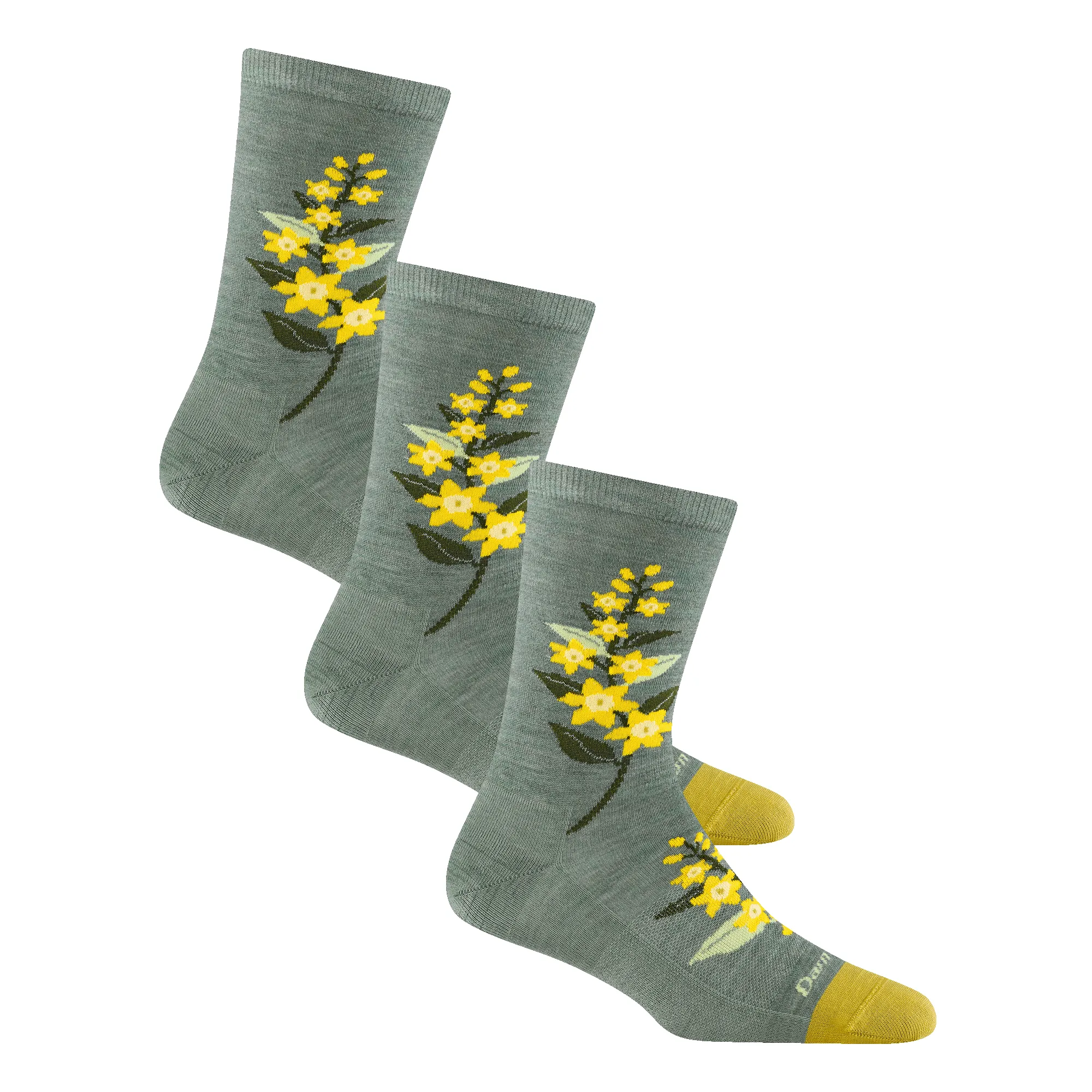 Women's Blossom Bouquet Lifestyle Crew 3-Pack sold by Darn Tough Vermont