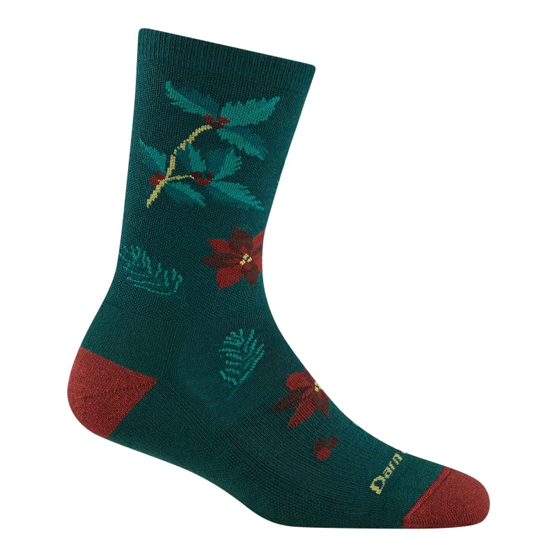 Women's Mistle-Toe Crew Lightweight Lifestyle Socks made by Darn Tough Vermont