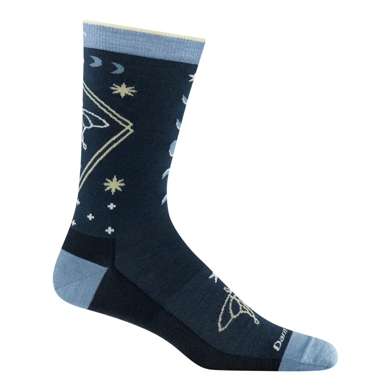 Unisex Luna Eclipse Crew Lightweight Lifestyle Sock made by Darn Tough Vermont