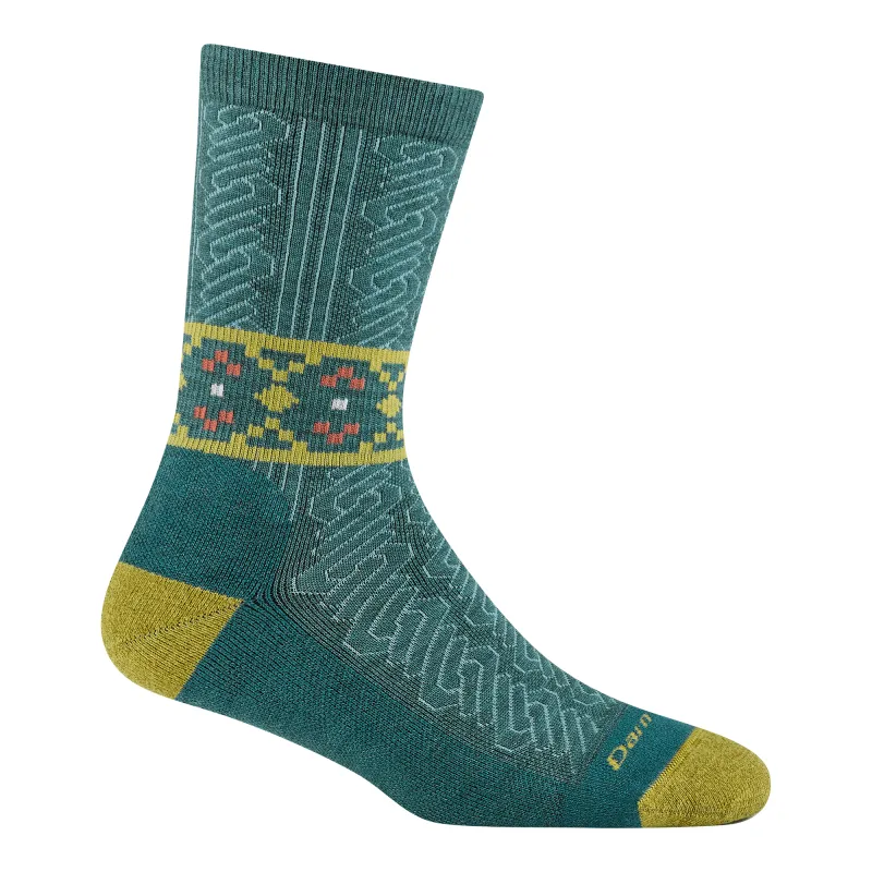 Women's Nordic Twist Crew Lightweight Lifestyle Socks made by Darn Tough Vermont