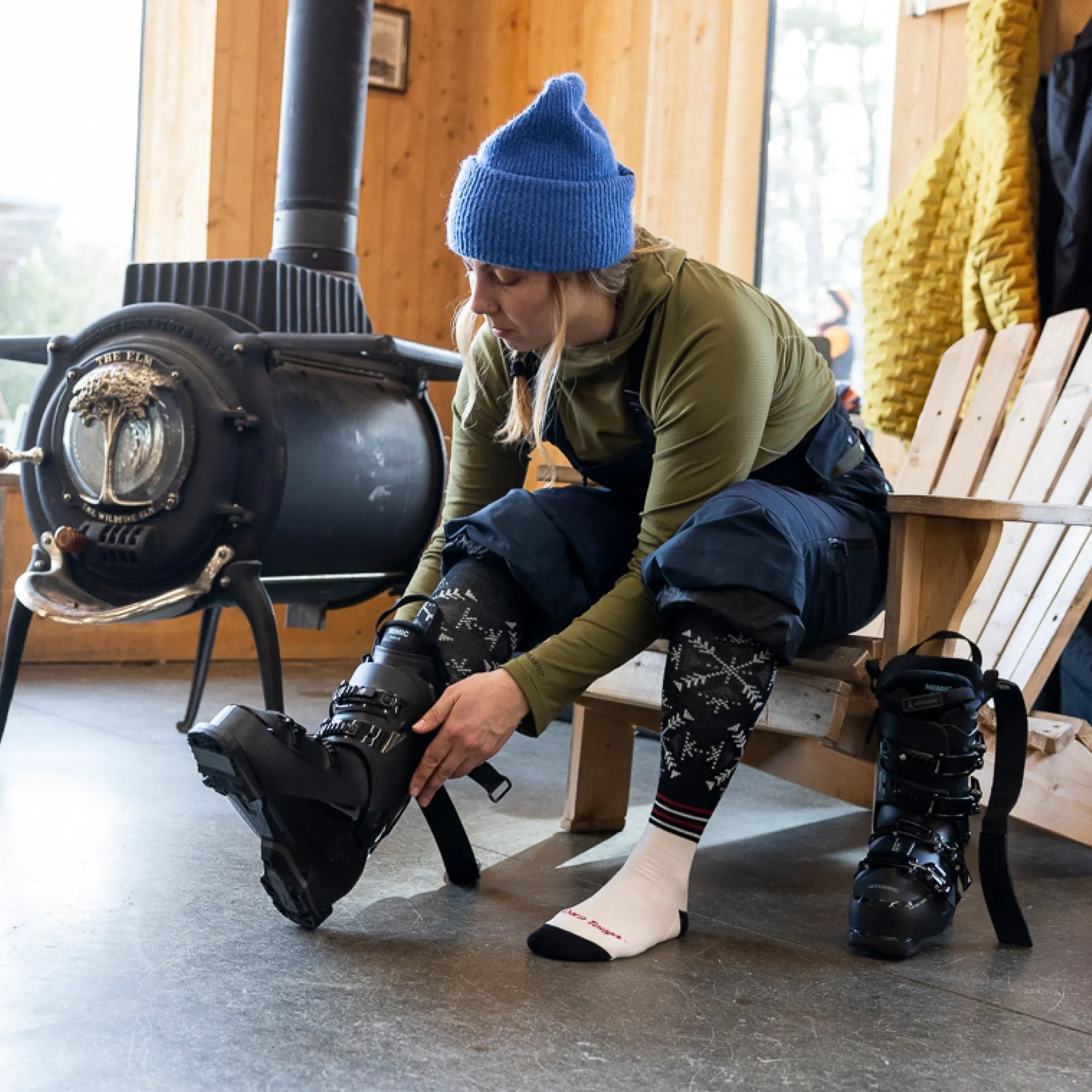 Women's Snowfall Over-the-Calf Midweight Ski & Snowboard Socks sold by Darn Tough Vermont product image thumbnail 4