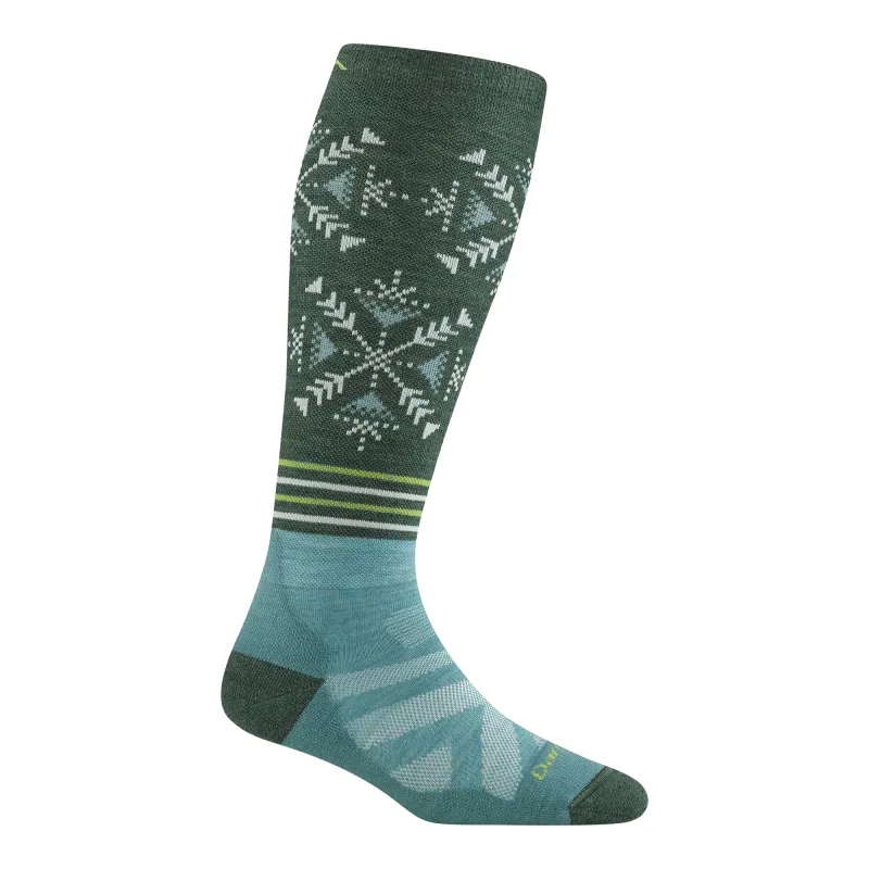 Women's Snowfall Over-the-Calf Midweight Ski & Snowboard Socks made by Darn Tough Vermont