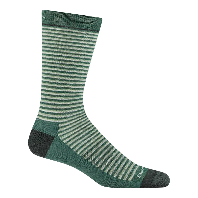 Men's Microstripe Crew Lightweight Lifestyle Socks made by Darn Tough Vermont