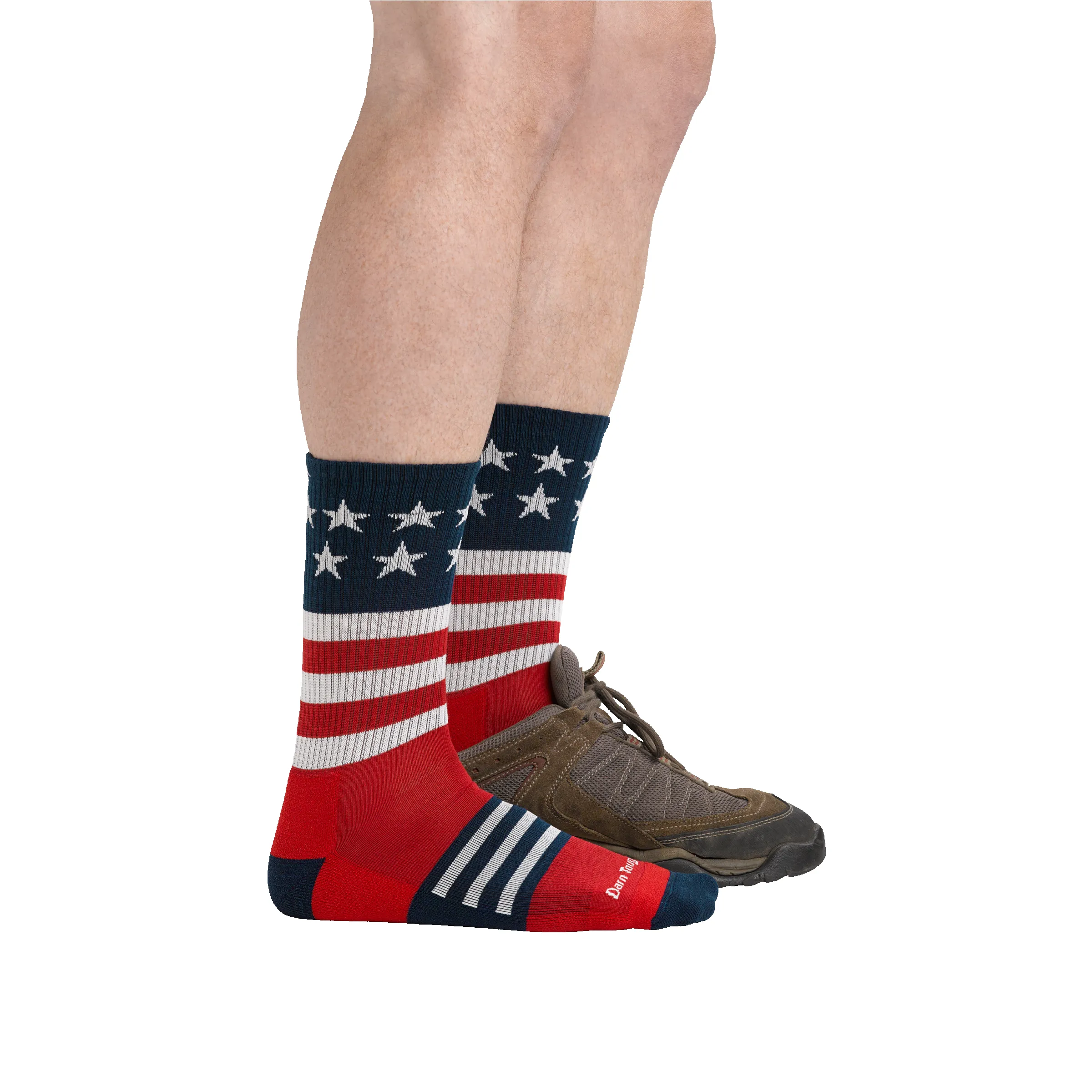 Men's Captain Stripe Micro Crew Lightweight Hiking Sock sold by Darn Tough Vermont product image thumbnail 3