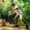 Men's Captain Stripe Micro Crew Lightweight Hiking Sock sold by Darn Tough Vermont