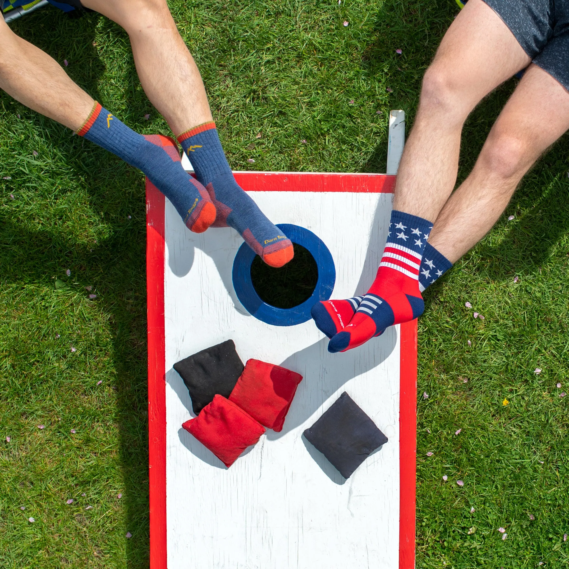 Men's Captain Stripe Micro Crew Lightweight Hiking Sock sold by Darn Tough Vermont product image thumbnail 4