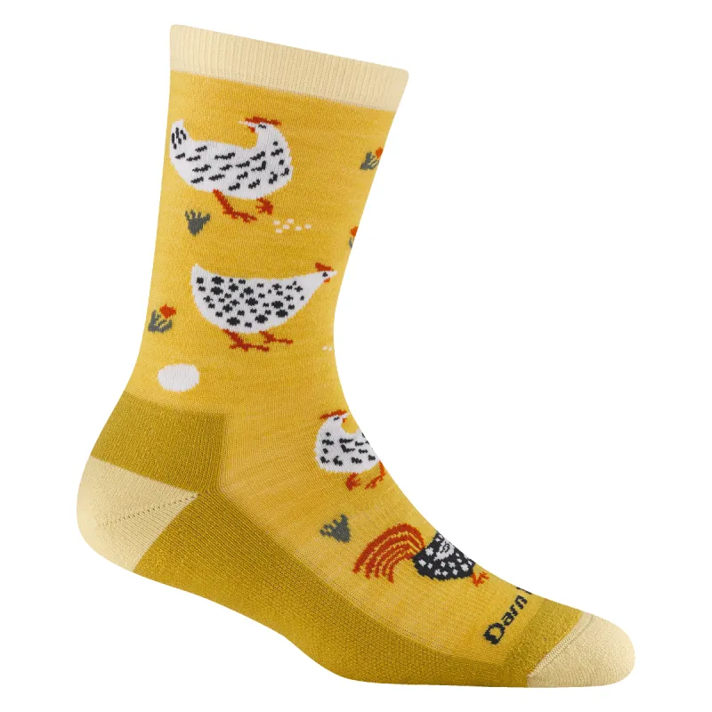 Women's Mother Clucker Crew Lightweight Lifestyle Sock made by Darn Tough Vermont