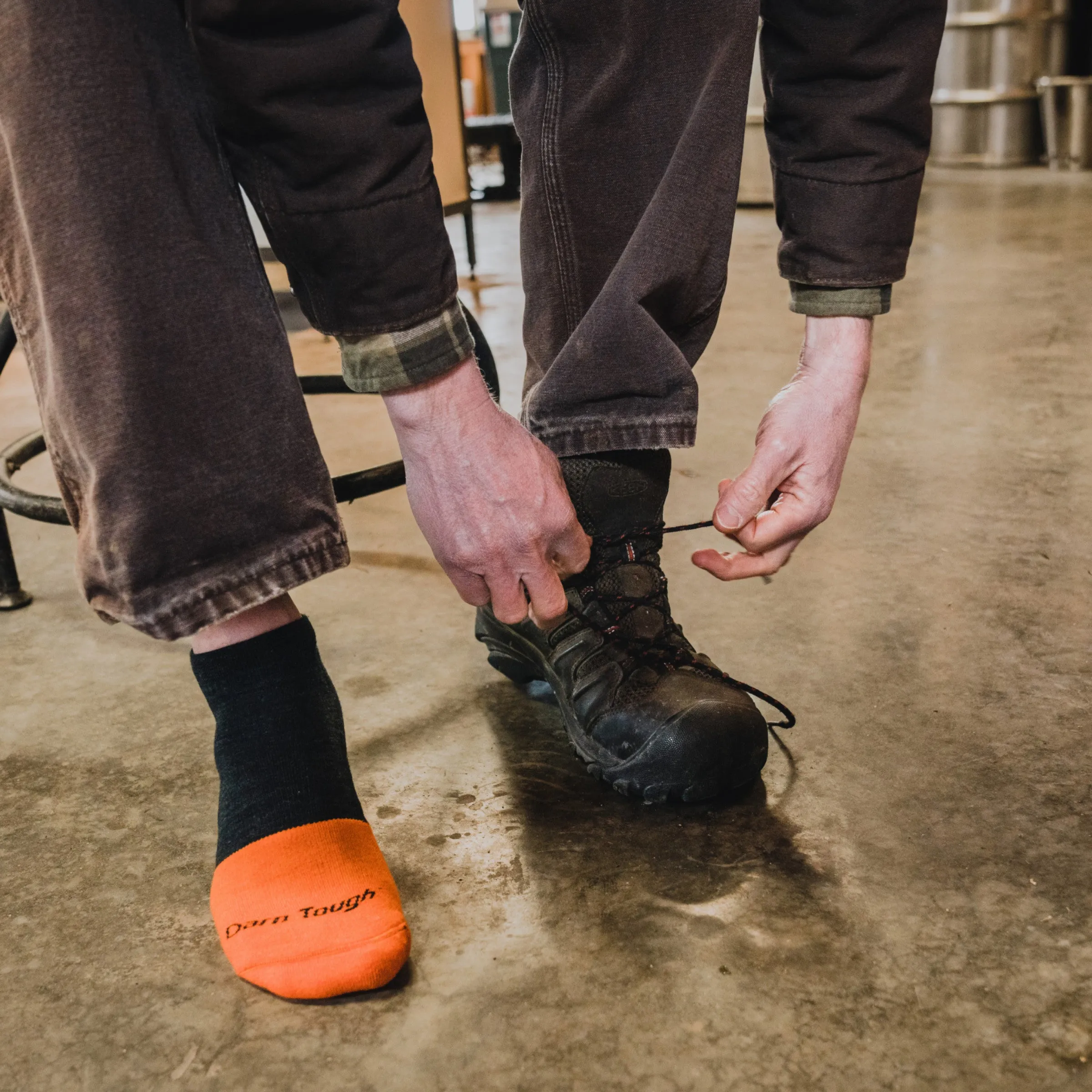 Men's Steely No Show Lightweight Work Sock-Last Chance sold by Darn Tough Vermont product image thumbnail 5