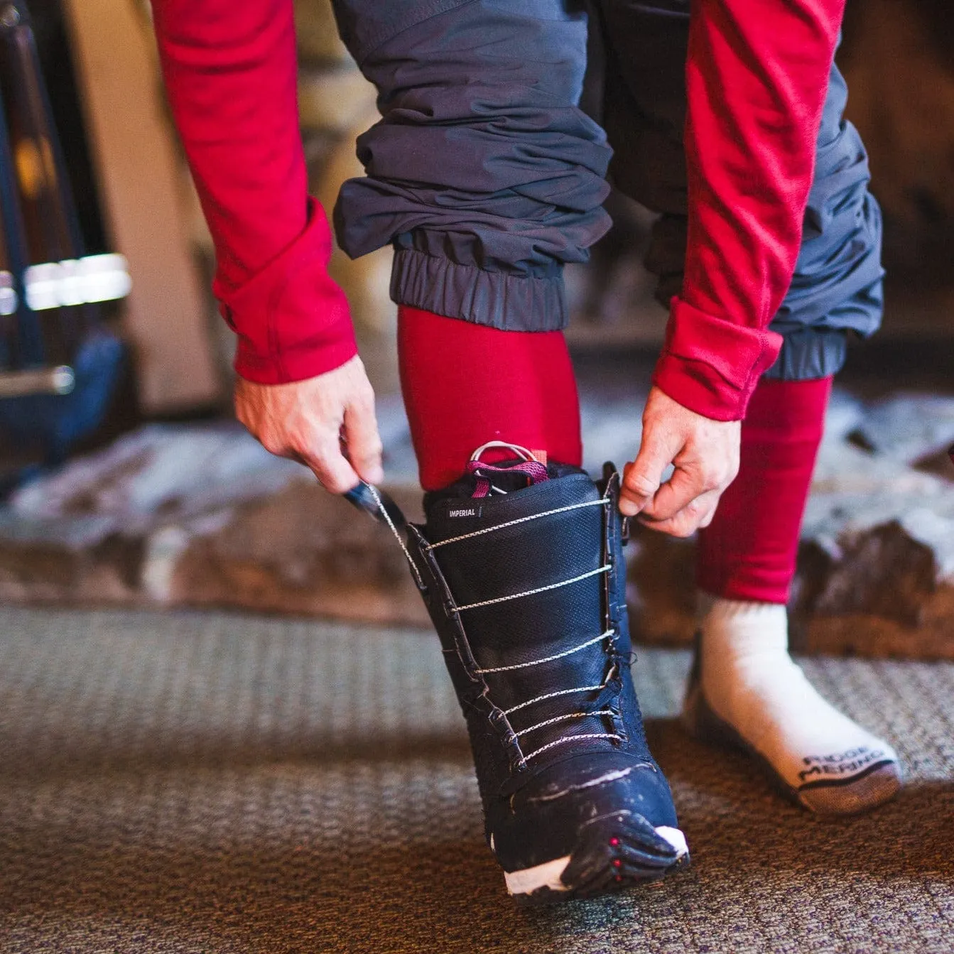 Men's Inversion Heavyweight Merino Wool Base Layer Bottoms sold by Ridge Merino product image thumbnail 5