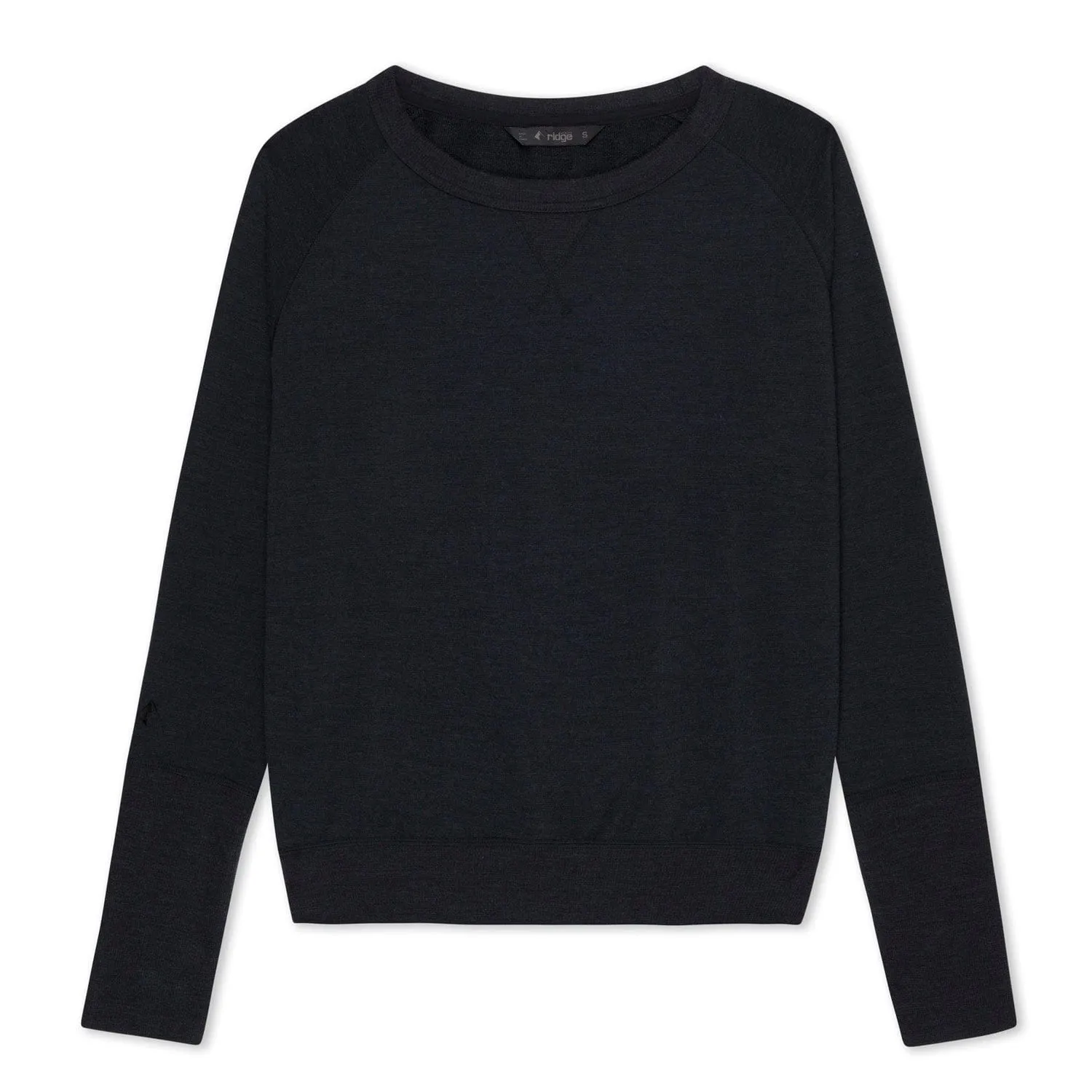 Women's Natural Tencel Merino Wool Crew Sweatshirt sold by Ridge Merino product image thumbnail 2