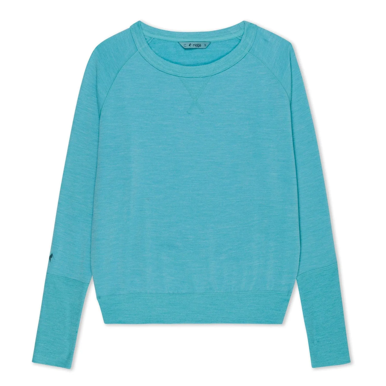 Women's Natural Tencel Merino Wool Crew Sweatshirt sold by Ridge Merino product image thumbnail 3