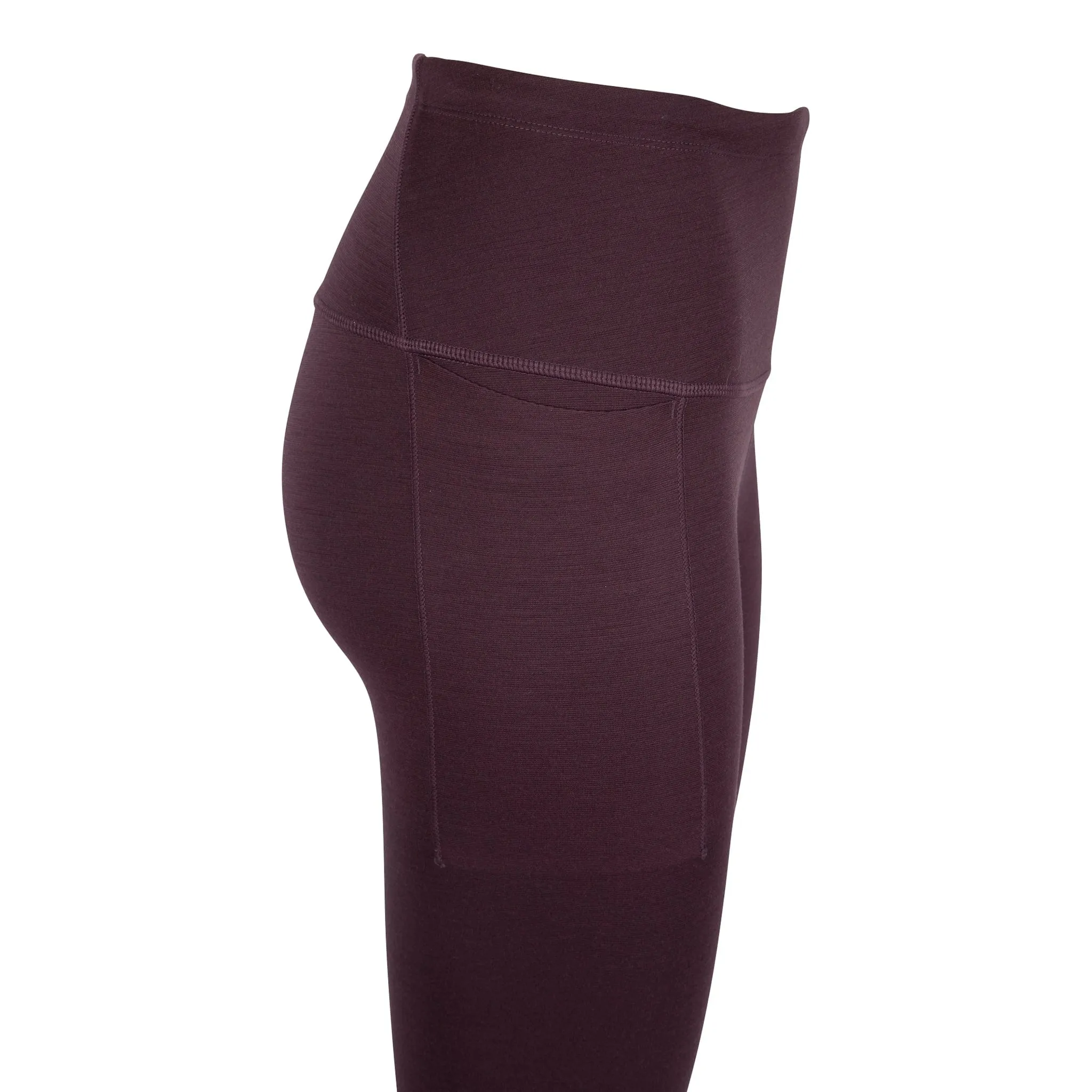CLEARANCE Women's Iva Bell Merino Wool High Rise Leggings 28" (XS) sold by Ridge Merino product image thumbnail 4