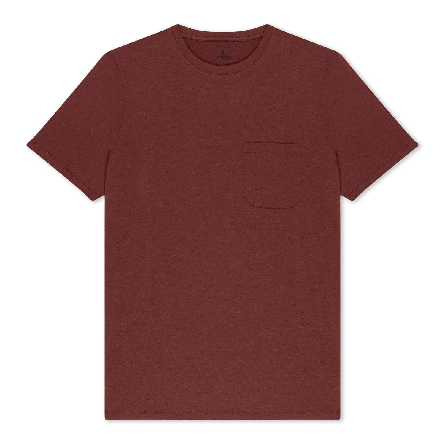 Men's Journey Merino Wool Pocket Tee sold by Ridge Merino