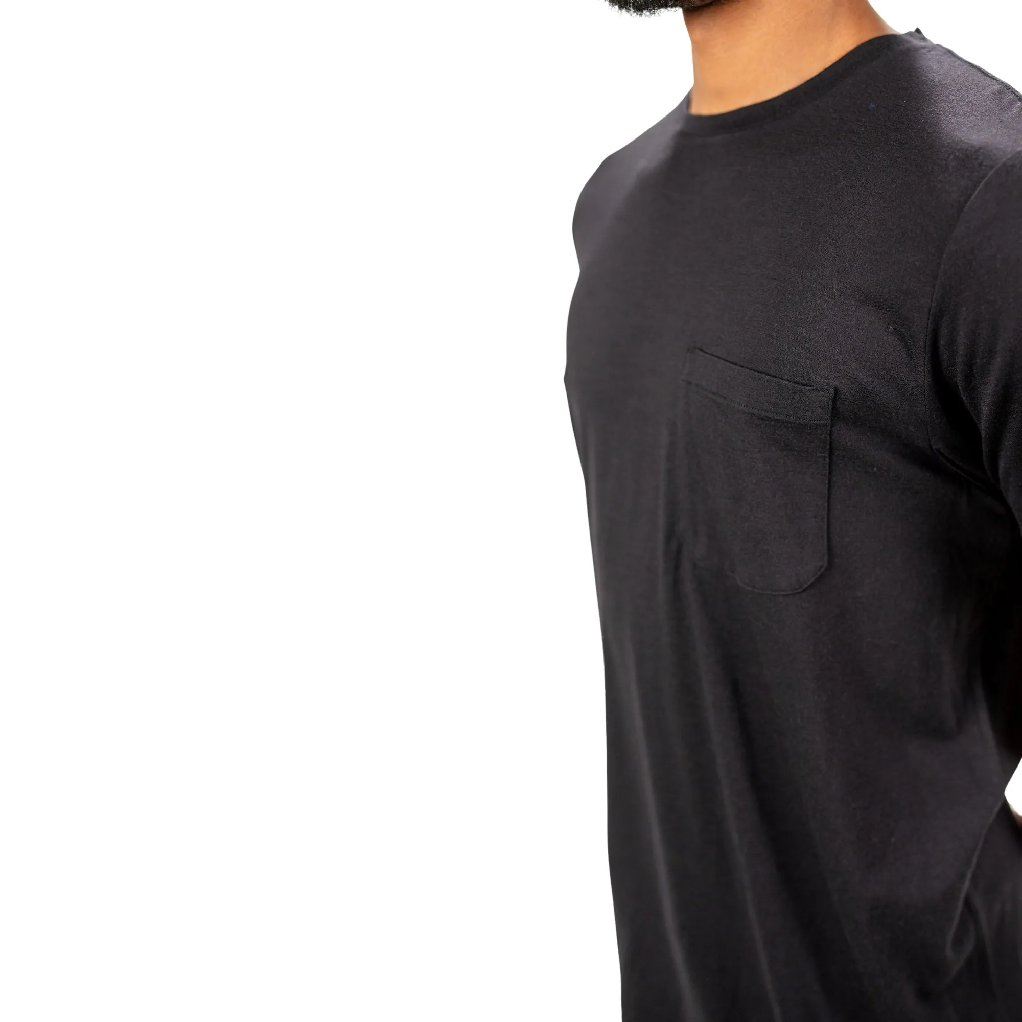 Men's Journey Merino Wool Pocket Tee sold by Ridge Merino product image thumbnail 5