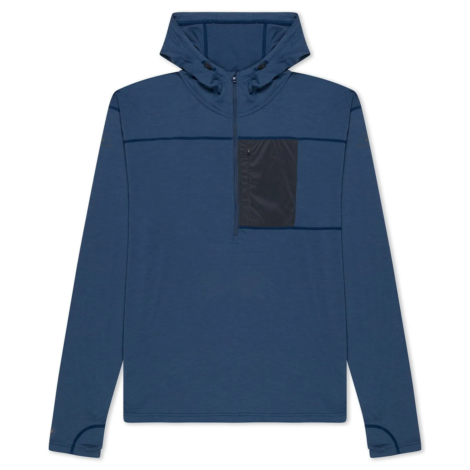 Men's Solstice Pro Lightweight Wool Hoodie sold by Ridge Merino product image thumbnail 3