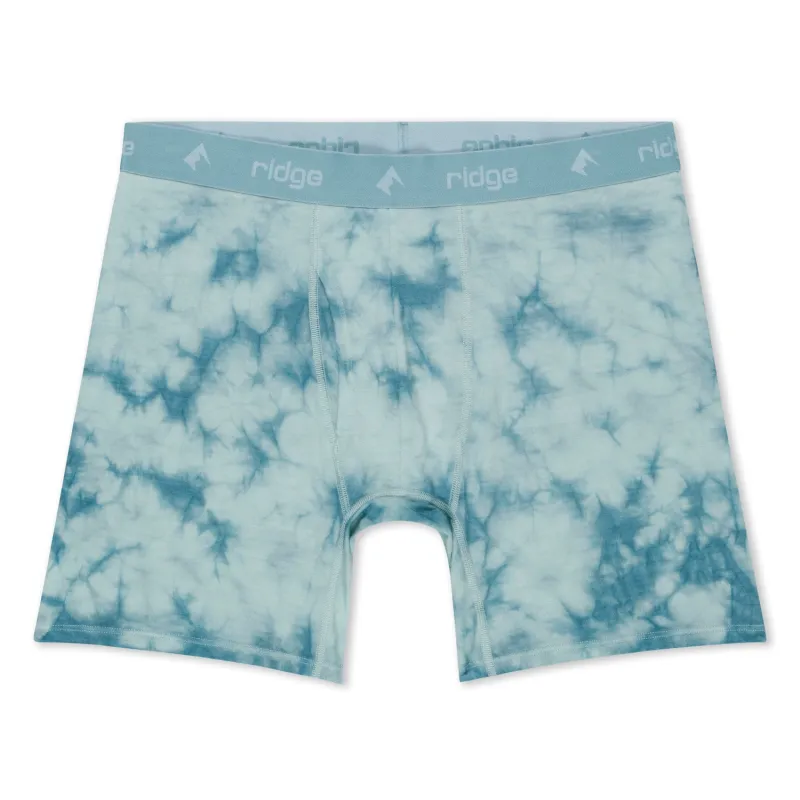 Men's Ridge Tie-Dye Merino Wool Boxer Briefs sold by Ridge Merino