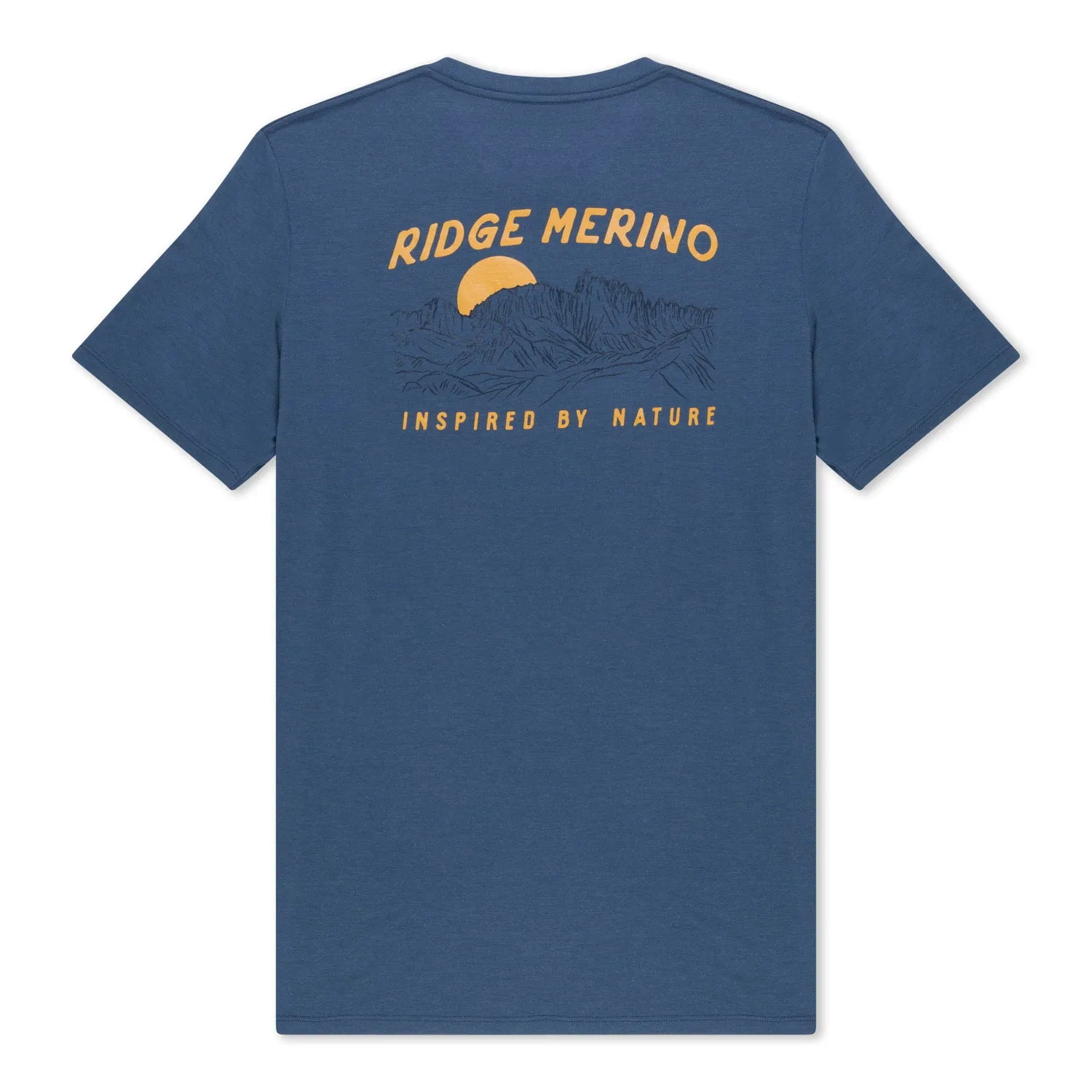 Men's Journey Merino Wool Pocket Tee - Ridge Vintage Indigo sold by Ridge Merino product image thumbnail 2