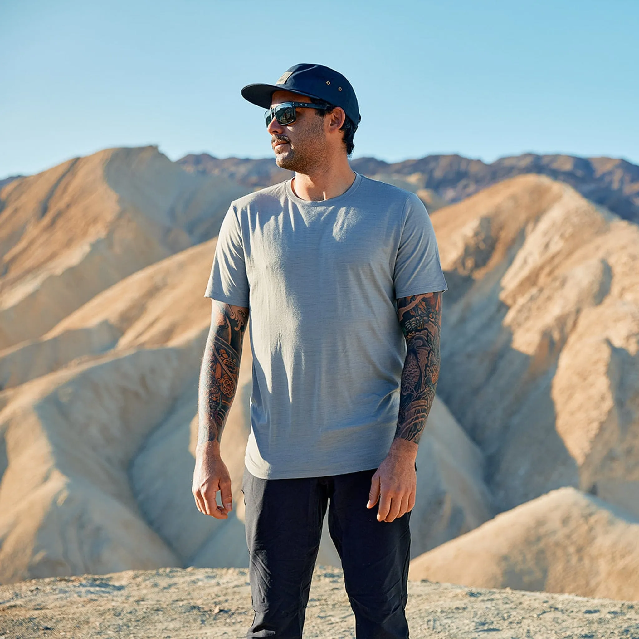 CLEARANCE Men's Journey Merino Wool T-shirt sold by Ridge Merino product image thumbnail 4
