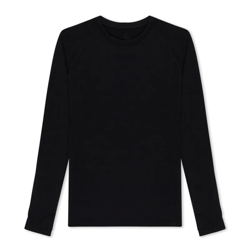 Women's Inversion Heavyweight Crew Merino Wool Base Layer Shirt (XL) sold by Ridge Merino