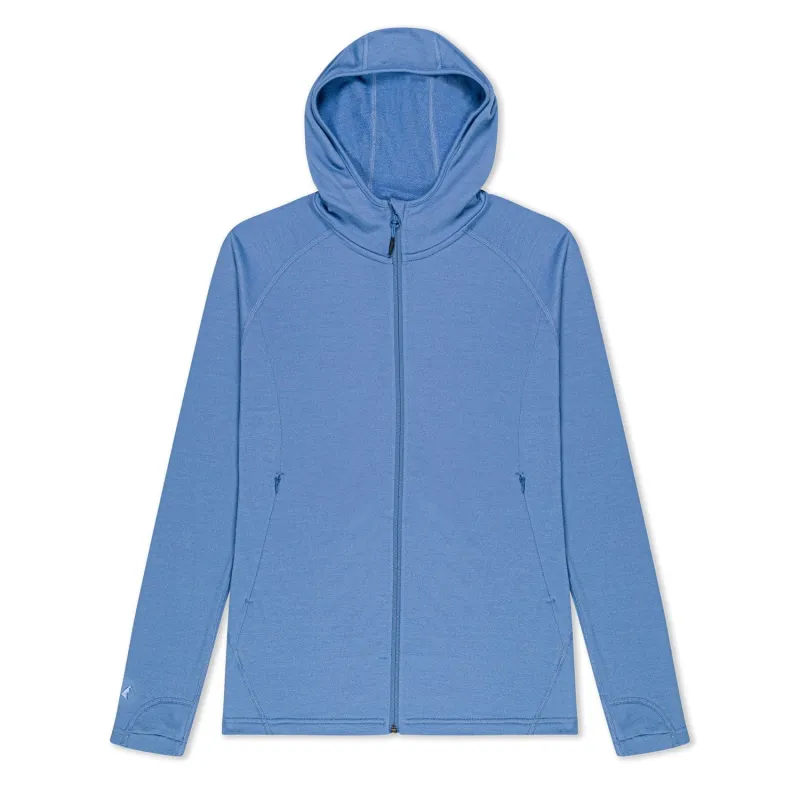CLEARANCE Women's Hyde Merino Wool Hoodie Full Zip sold by Ridge Merino