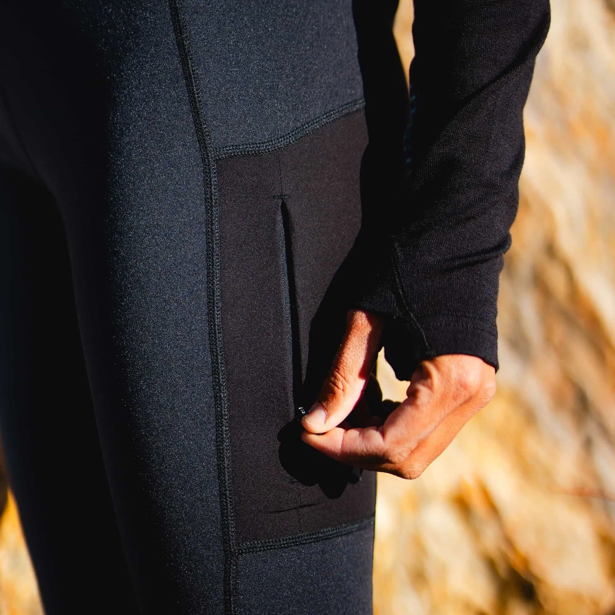 Women's Northwind Merino Fleece Leggings sold by Ridge Merino product image thumbnail 3