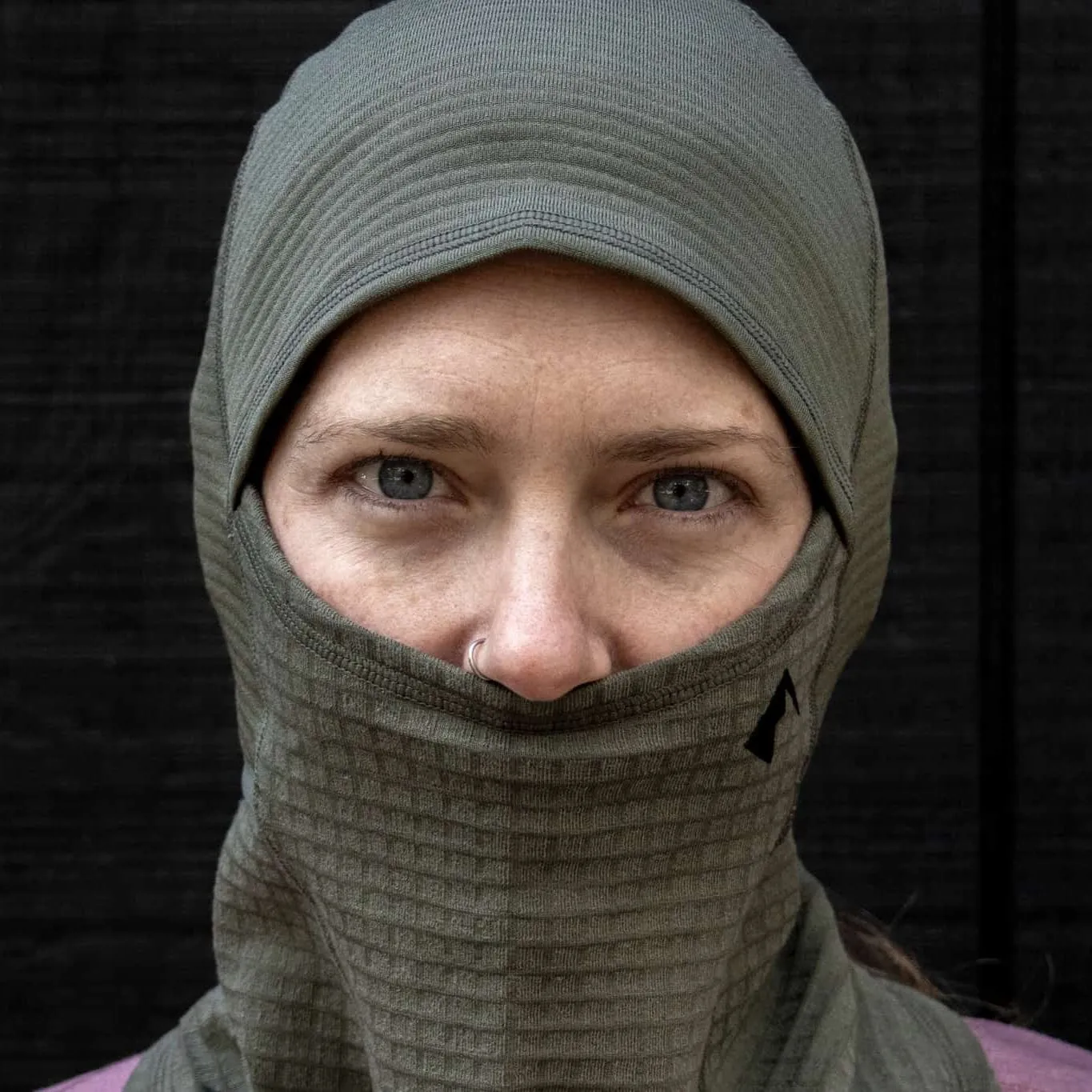 Cloudripper Grid Fleece Balaclava sold by Ridge Merino product image thumbnail 4