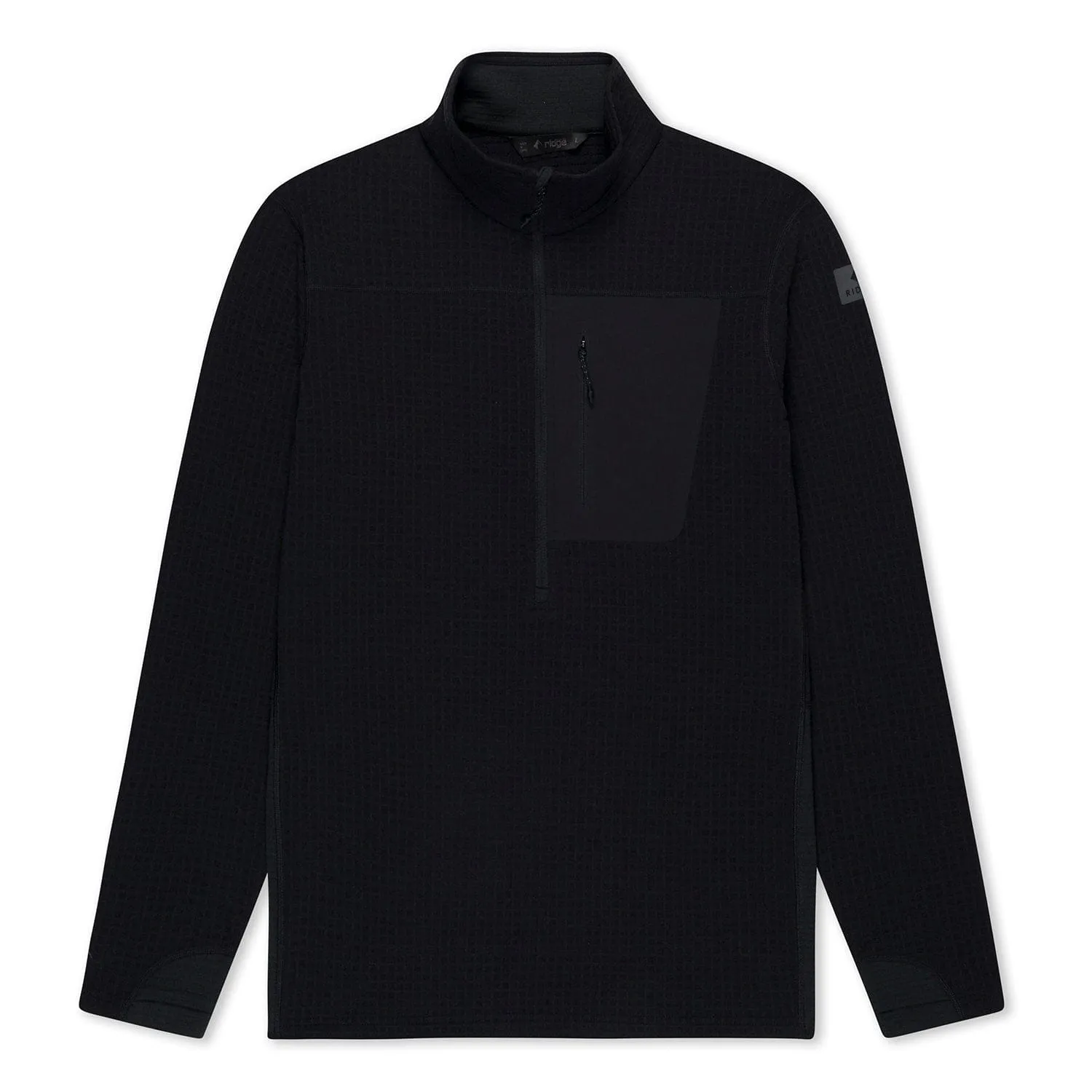 Men's Cloudripper Merino Grid Fleece Half Zip Pullover sold by Ridge Merino product image thumbnail 2