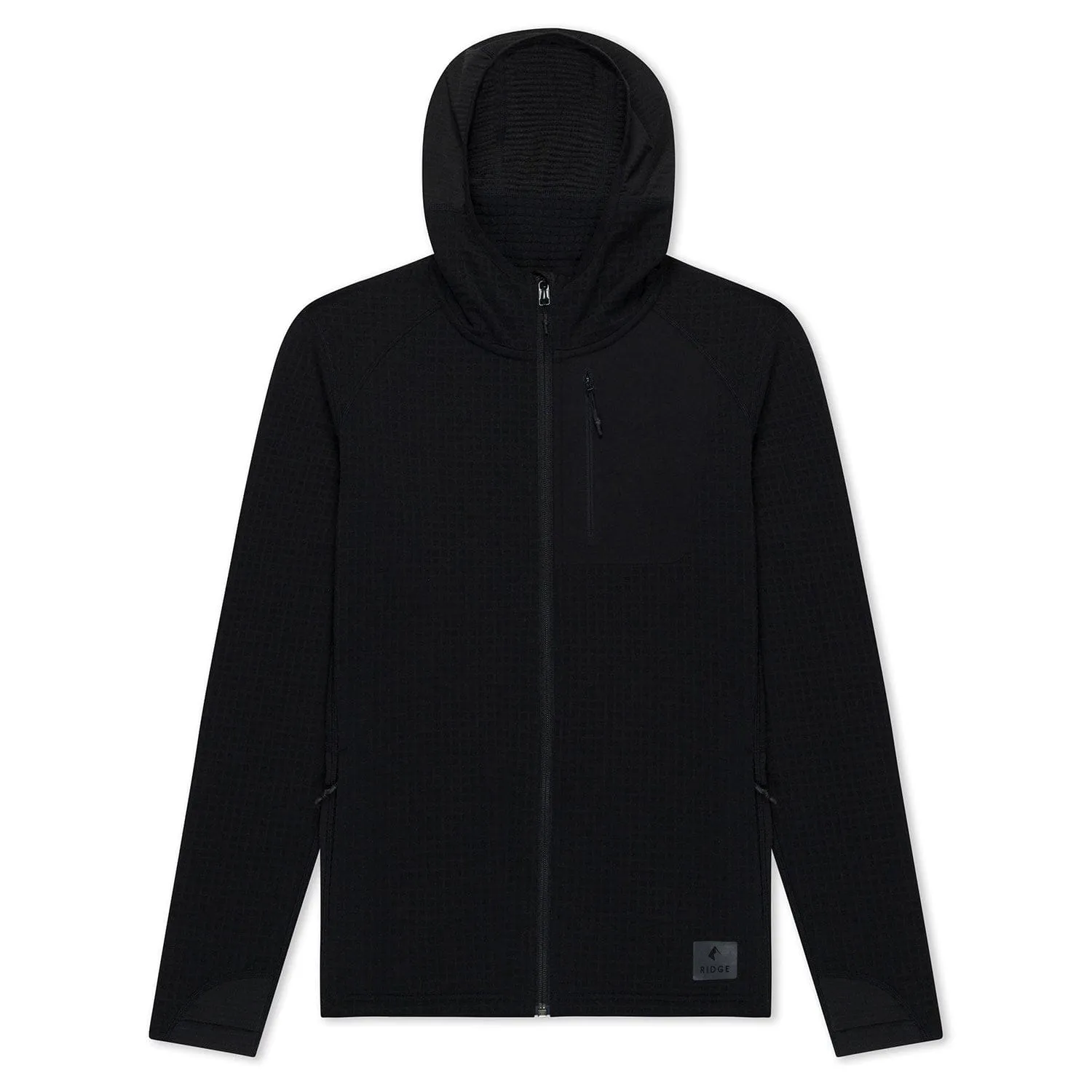 Women's Cloudripper Merino Grid Fleece Full Zip Jacket sold by Ridge Merino product image thumbnail 3