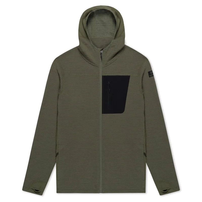 Men's Cloudripper Merino Grid Fleece Full Zip Jacket sold by Ridge Merino