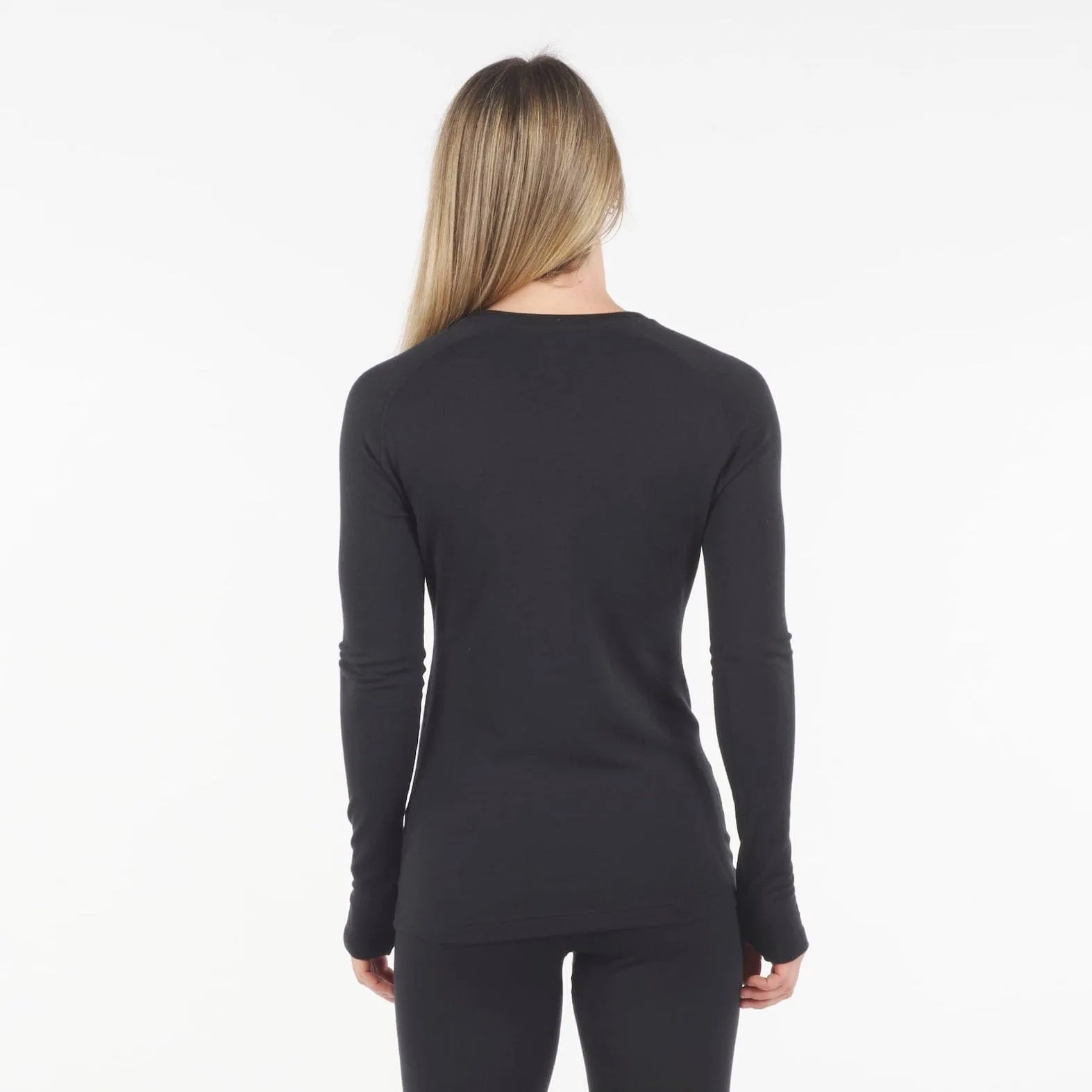 CLEARANCE Women's Inversion Heavyweight Crew Merino Wool Base Layer Shirt sold by Ridge Merino product image thumbnail 3