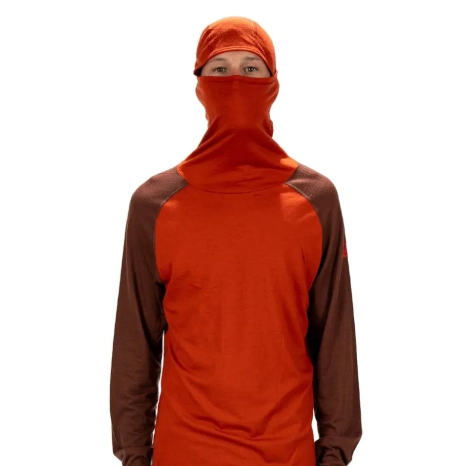 CLEARANCE Men's Aspect Midweight Merino Wool Base Layer Balaclava Hood sold by Ridge Merino product image thumbnail 2