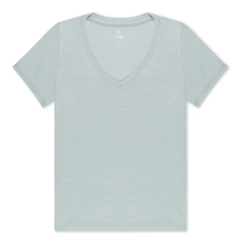 Women’s Journey Merino Wool V-Neck T-Shirt made by Ridge Merino