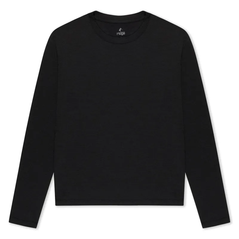 Women's Canopy Merino Tencel Long Sleeve Shirt made by Ridge Merino