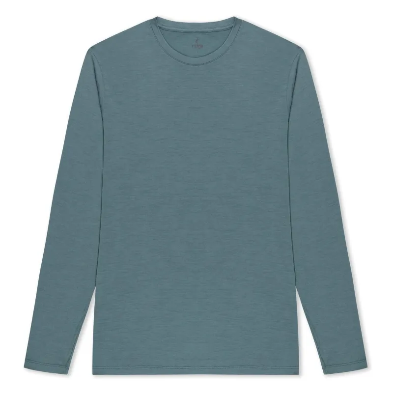 Men's Canopy Merino Tencel Long Sleeve Shirt made by Ridge Merino