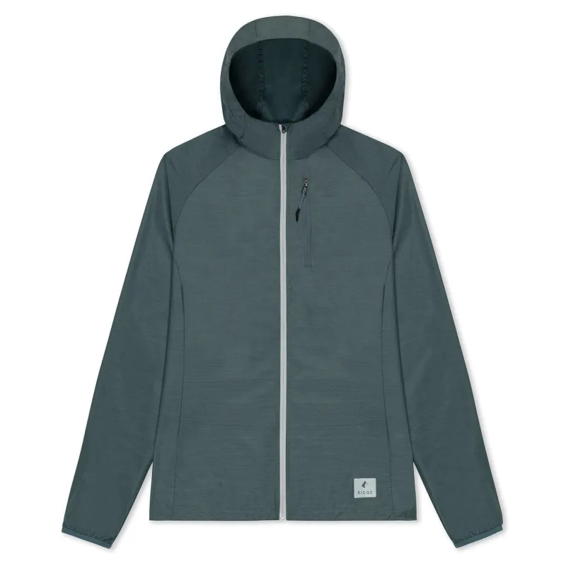 Women's Windshifter Ultralight Wind Shell Jacket made by Ridge Merino