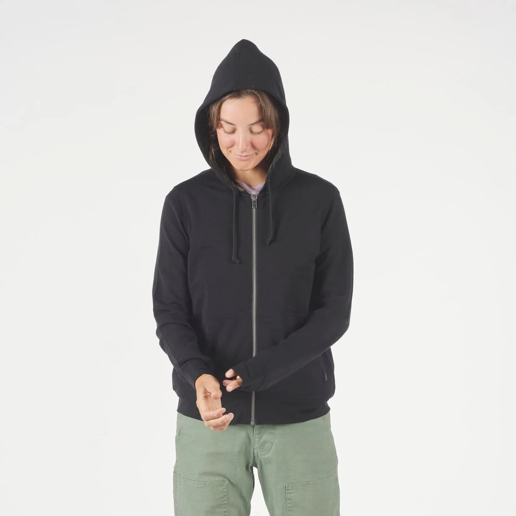 Women's Traveler Merino Full Zip Hoodie sold by Ridge Merino product image thumbnail 4