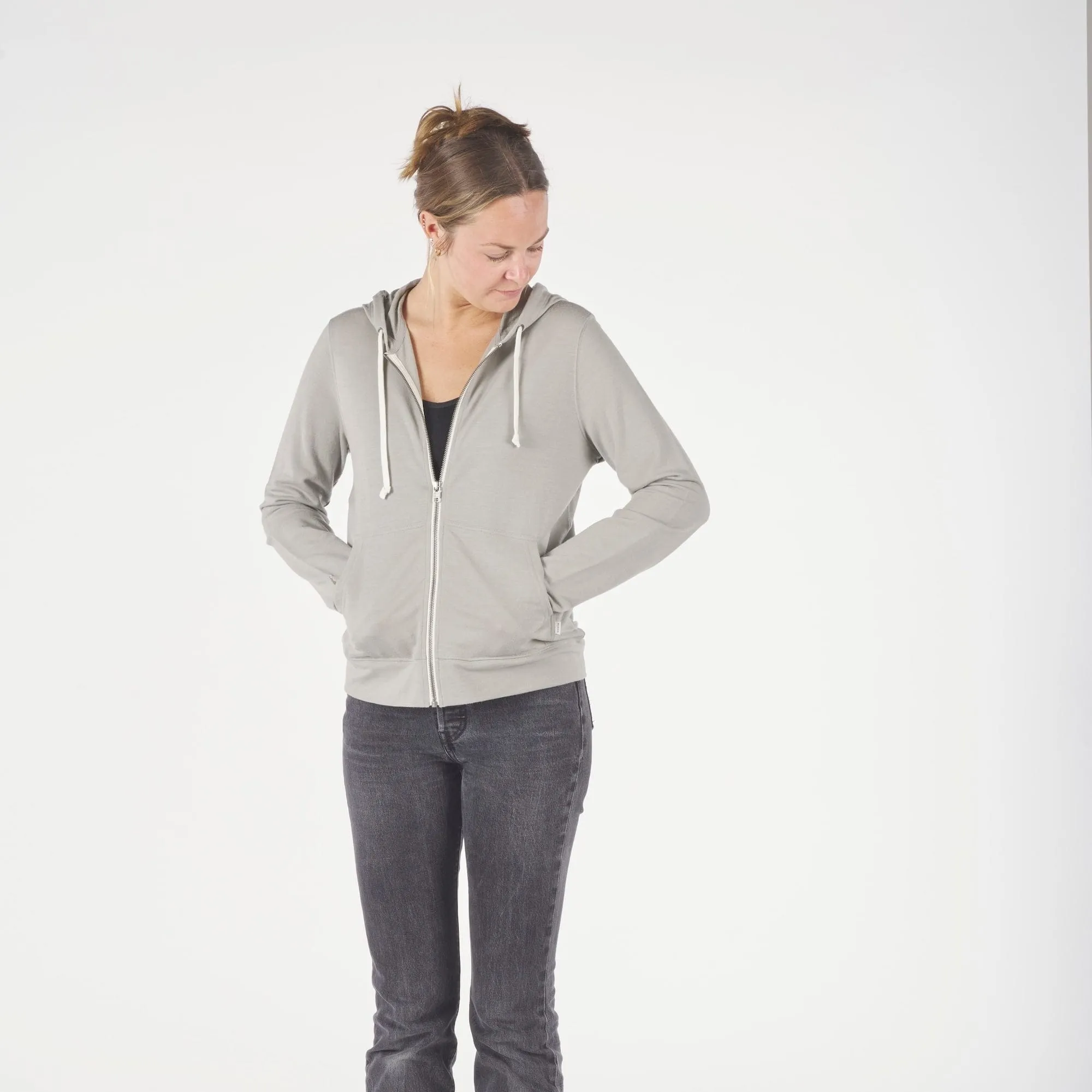 Women's Traveler Merino Full Zip Hoodie sold by Ridge Merino product image thumbnail 2