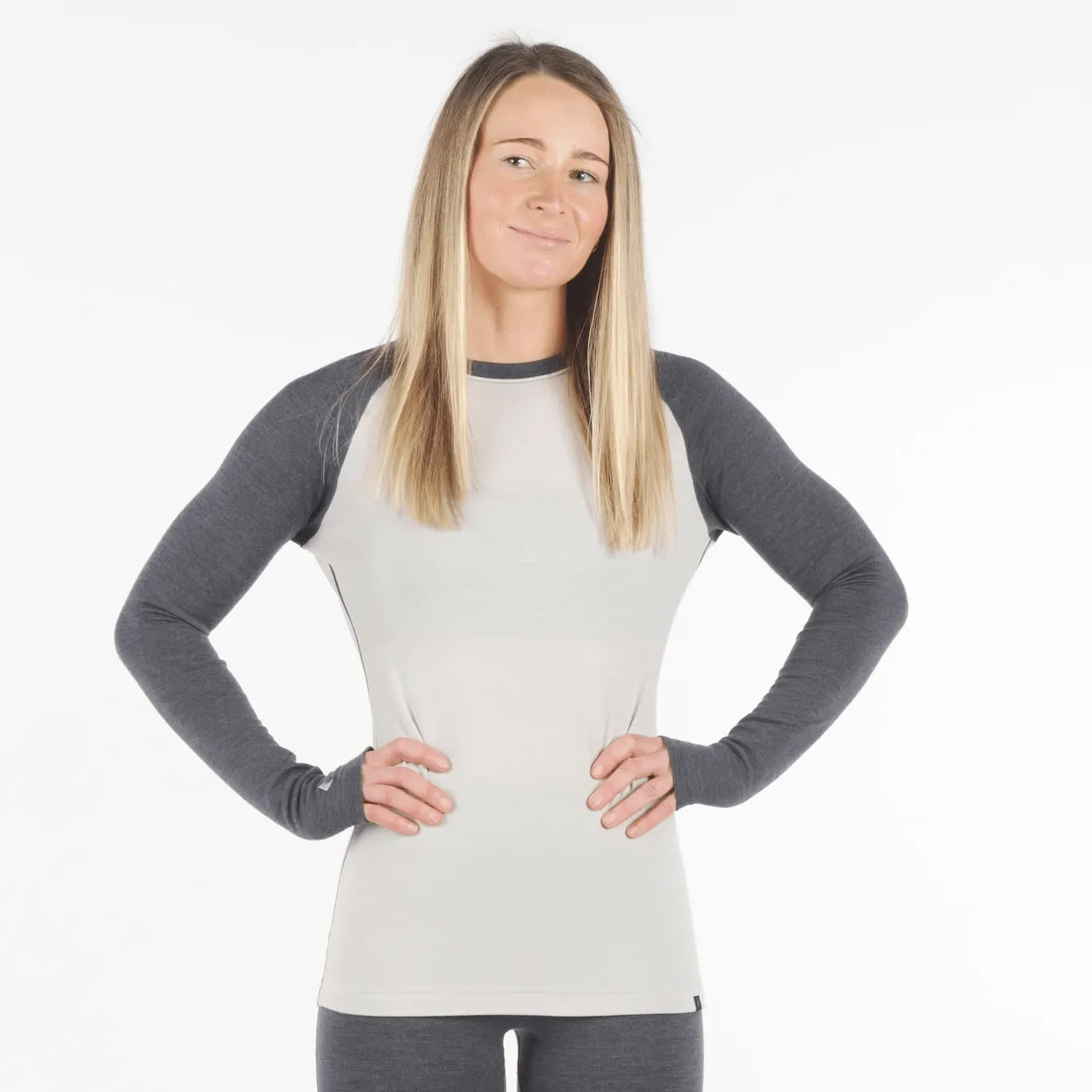 CLEARANCE Women's Inversion Heavyweight Crew Merino Wool Base Layer Shirt sold by Ridge Merino product image thumbnail 2