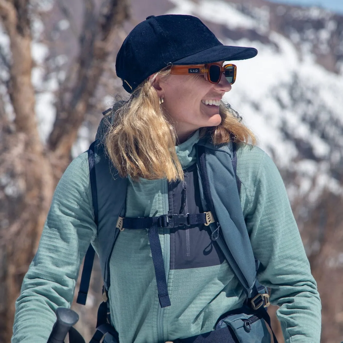 CLEARANCE Women's Cloudripper Merino Grid Fleece Full Zip Jacket sold by Ridge Merino product image thumbnail 4