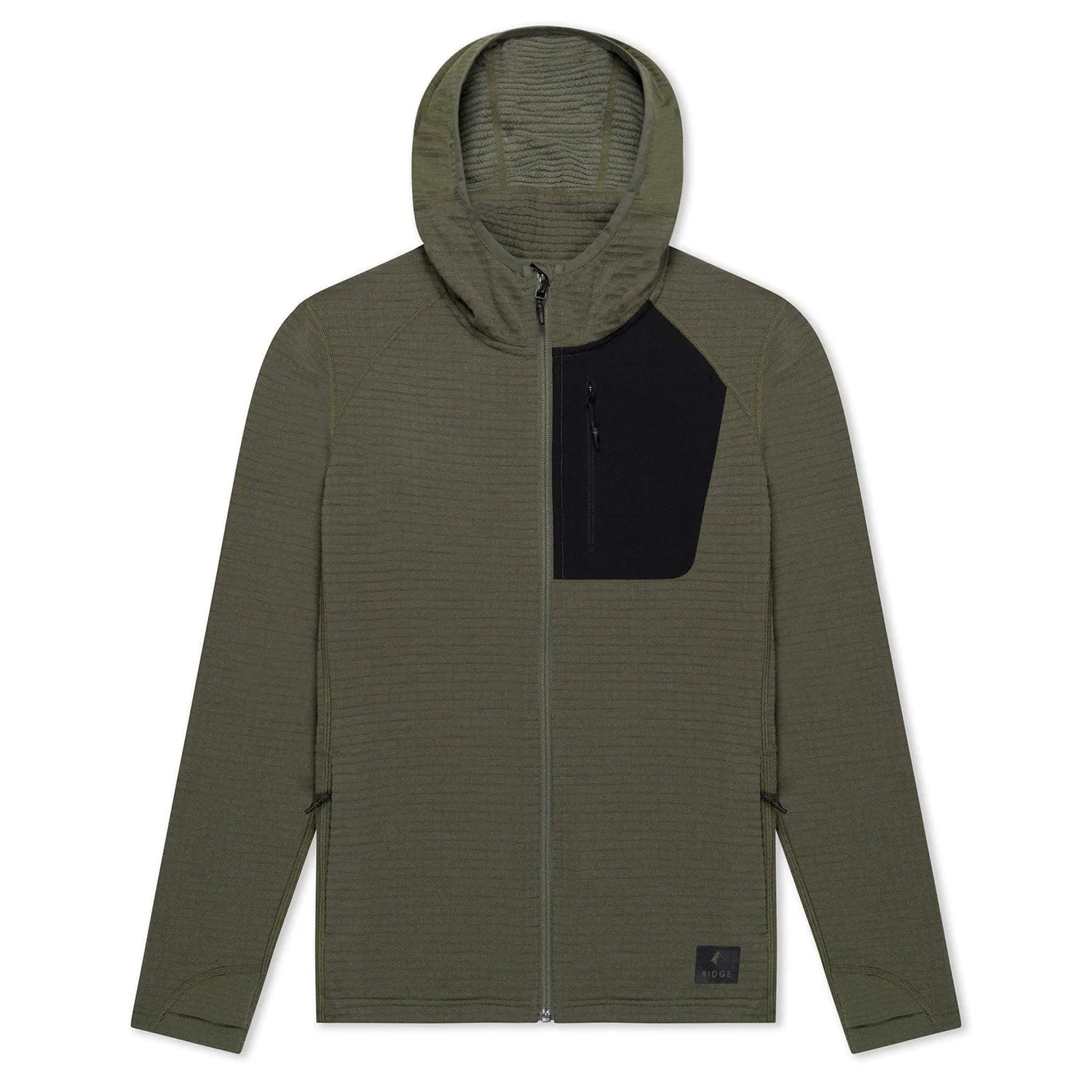CLEARANCE Women's Cloudripper Merino Grid Fleece Full Zip Jacket sold by Ridge Merino