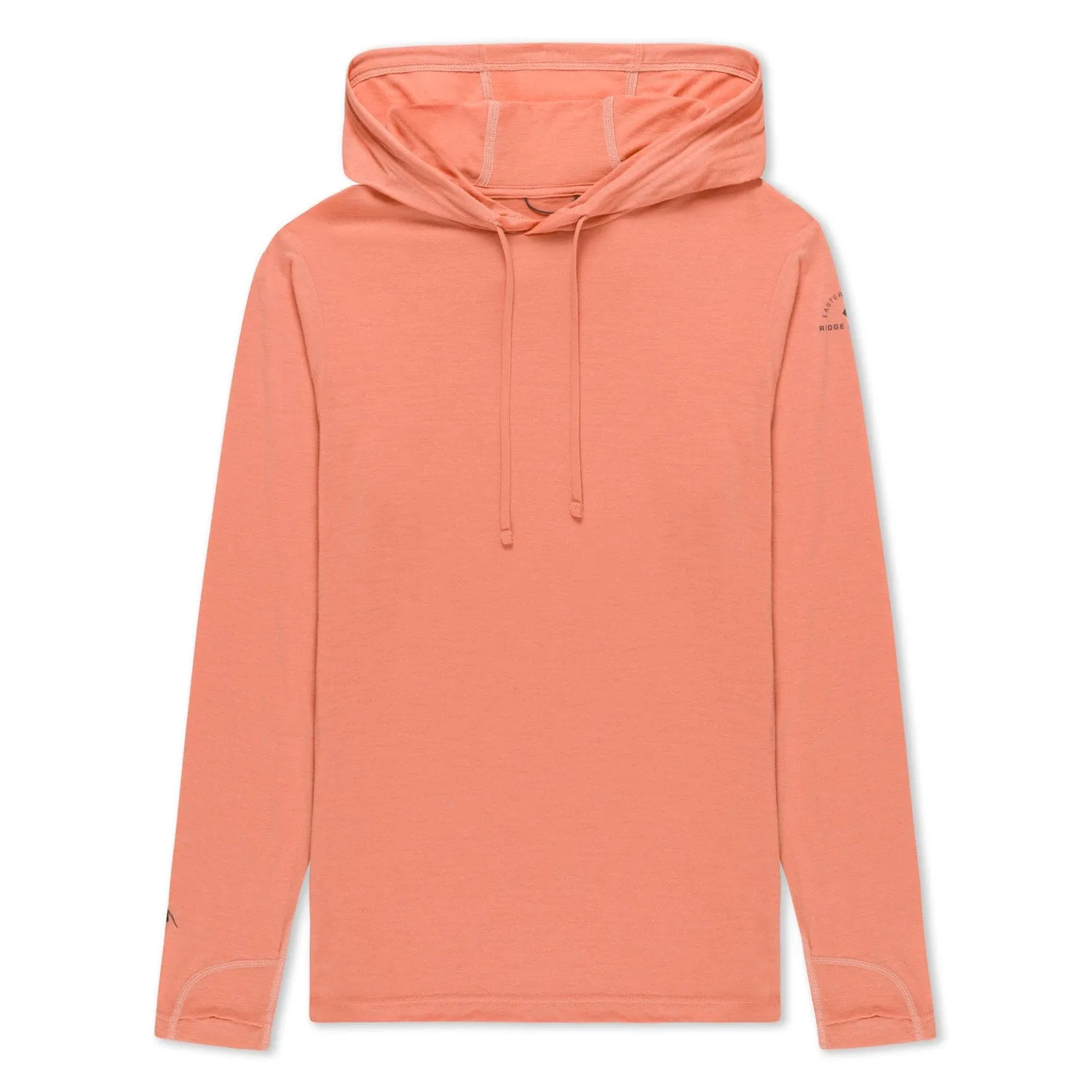 Women's Solstice Lightweight Wool Hoodie sold by Ridge Merino product image thumbnail 2