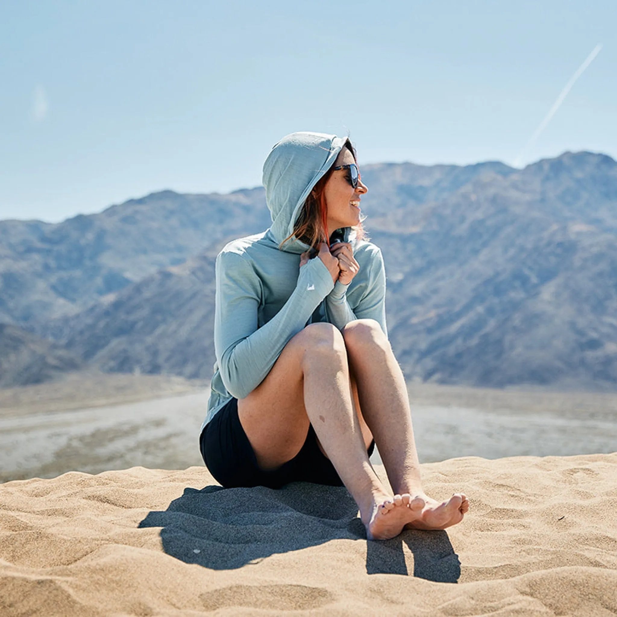 CLEARANCE Women's Solstice Lightweight Wool Hoodie - XS sold by Ridge Merino product image thumbnail 4